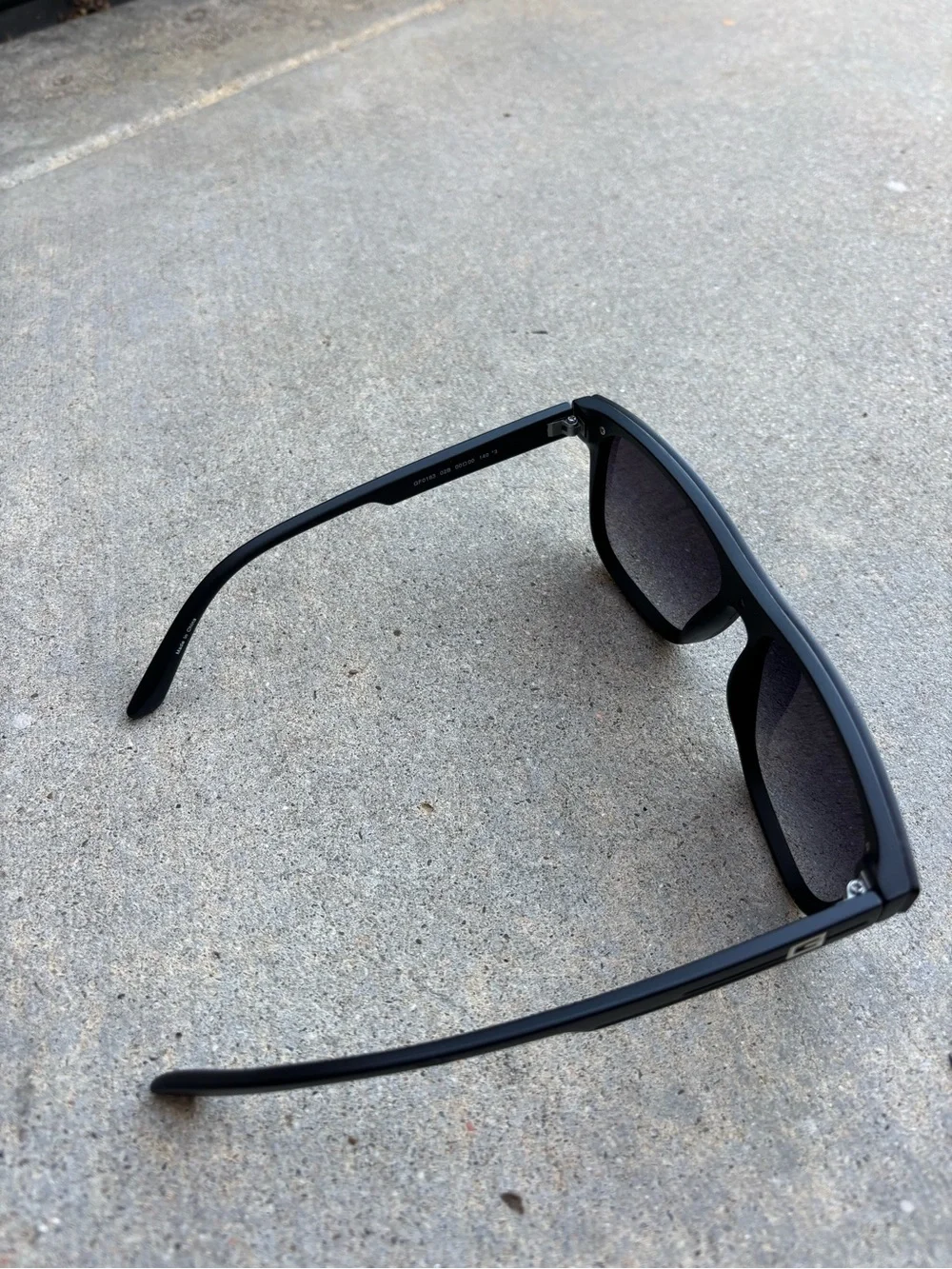 Guess Men's Black Sunglasses with Dark Lenses